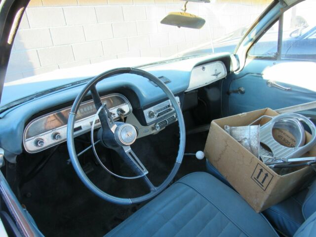 1964 Blue Chevrolet Corvair Coupe