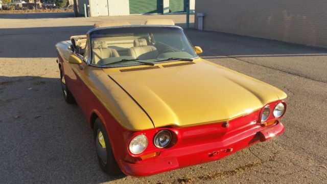 1964 Gold Chevrolet Corvair Convertible