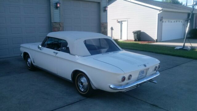 1964 White Chevrolet Corvair Convertible