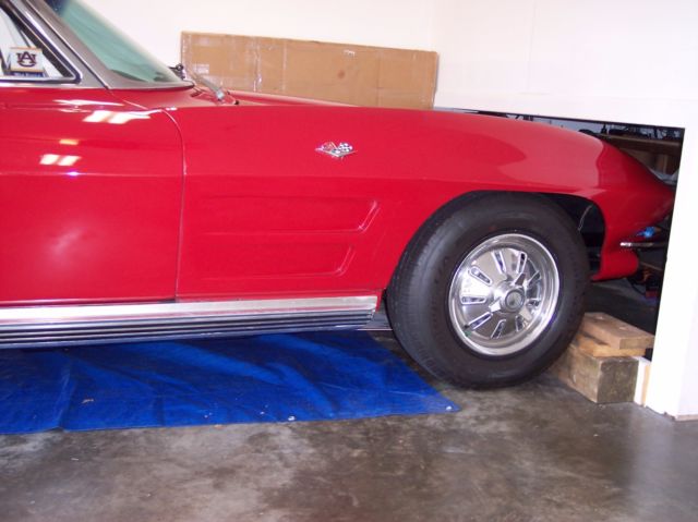 1964 Red Chevrolet Corvette Convertible