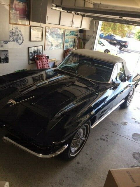 1964 Blue Chevrolet Corvette Convertible