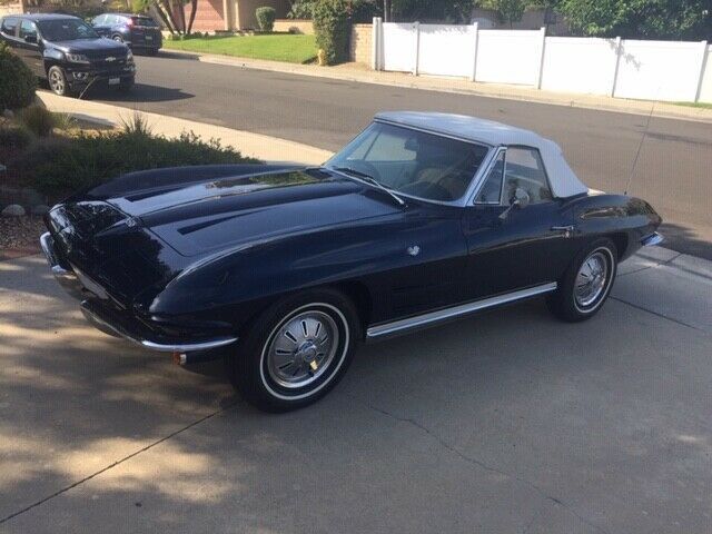1964 Blue Chevrolet Corvette Convertible