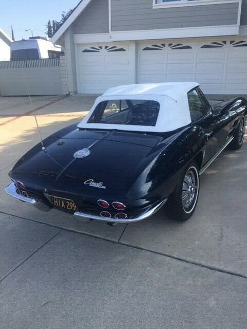 1964 Blue Chevrolet Corvette Convertible