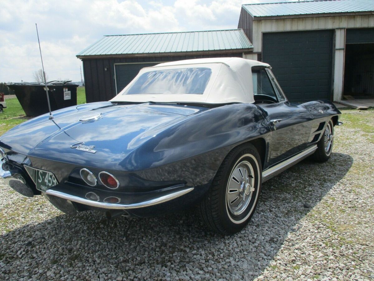 1964 Blue Chevrolet Corvette Convertible