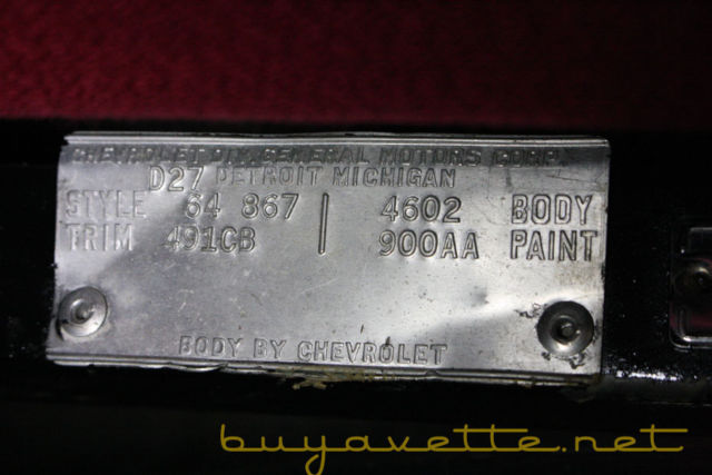 1964 Red Chevrolet Corvette Convertible