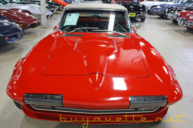 1964 Red Chevrolet Corvette Convertible