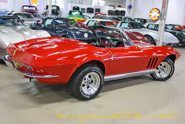1964 Red Chevrolet Corvette Convertible