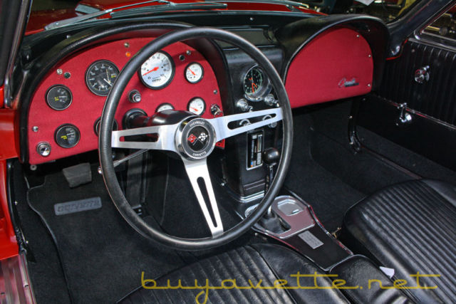 1964 Red Chevrolet Corvette Convertible