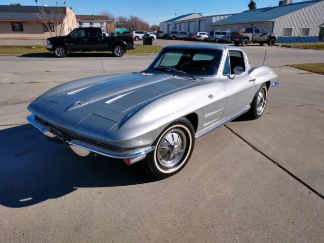 1964 Silver Chevrolet Corvette