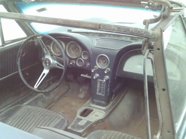 1964 Blue Chevrolet Corvette Convertible