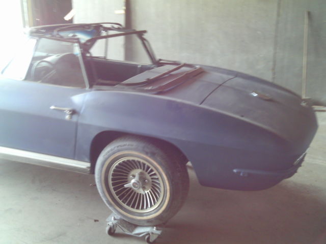 1964 Blue Chevrolet Corvette Convertible