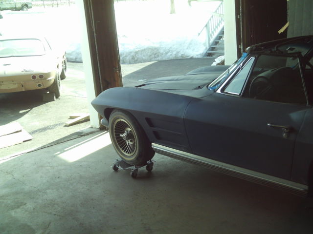 1964 Blue Chevrolet Corvette Convertible