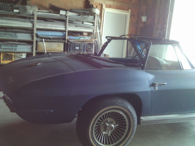 1964 Blue Chevrolet Corvette Convertible
