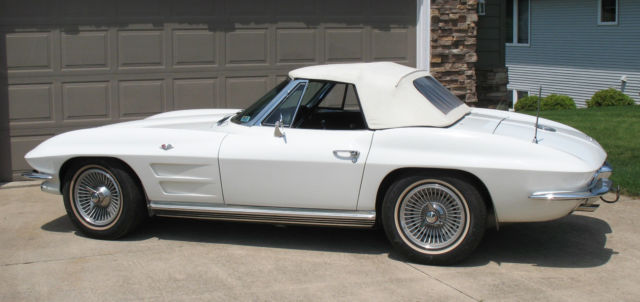 1964 Black Chevrolet Corvette Convertible