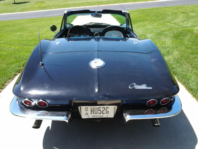 1964 Black Chevrolet Corvette Convertible