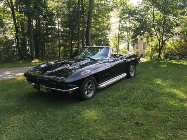 1964 Black Chevrolet Corvette Convertible