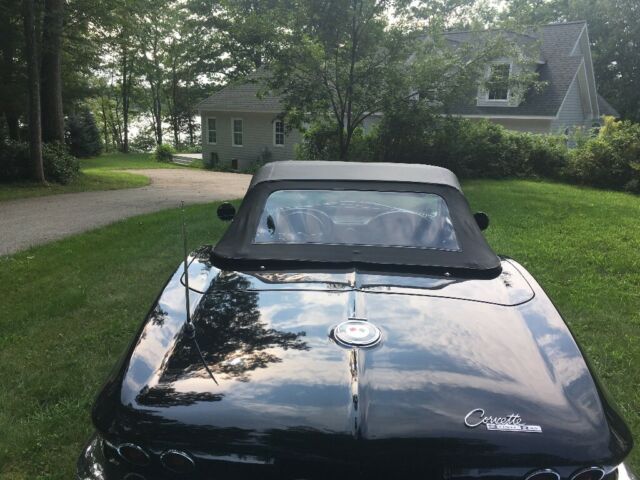 1964 Black Chevrolet Corvette Convertible