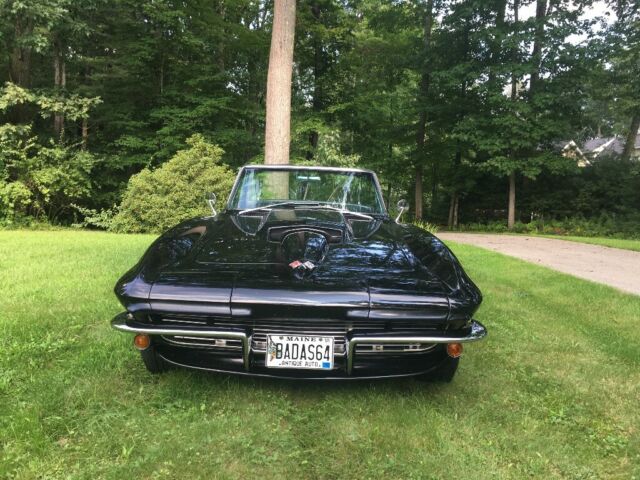 1964 Black Chevrolet Corvette Convertible