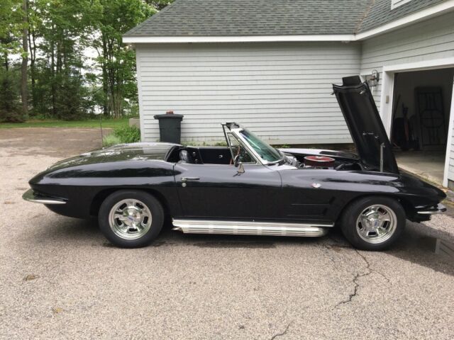1964 Black Chevrolet Corvette Convertible