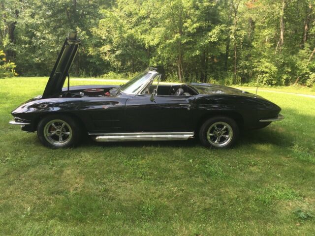 1964 Black Chevrolet Corvette Convertible