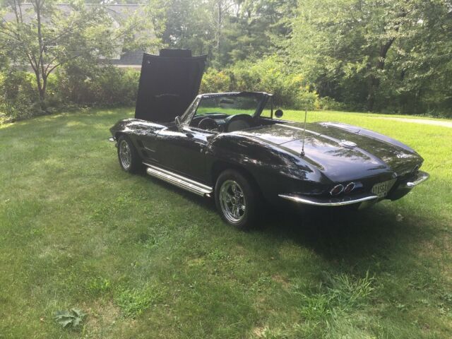 1964 Black Chevrolet Corvette Convertible