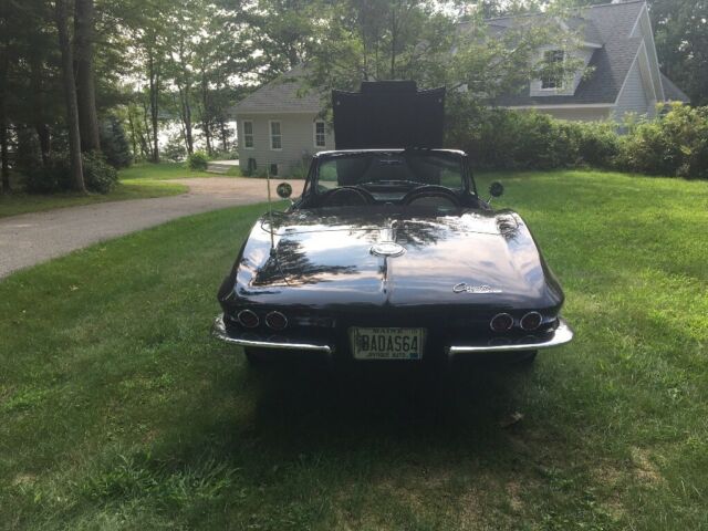 1964 Black Chevrolet Corvette Convertible