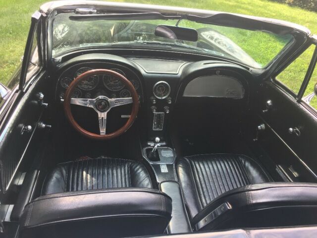 1964 Black Chevrolet Corvette Convertible