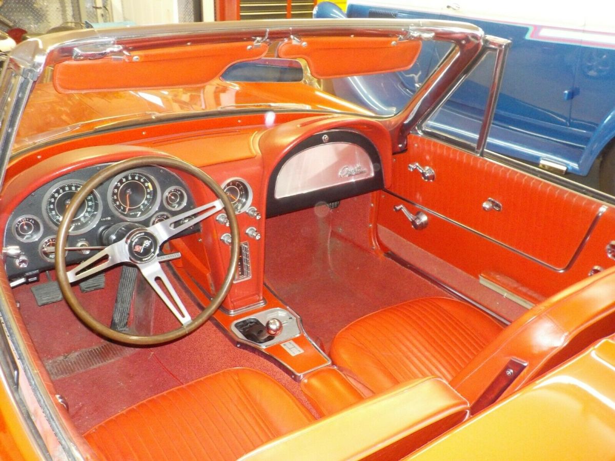 1964 Red Chevrolet Corvette Convertible