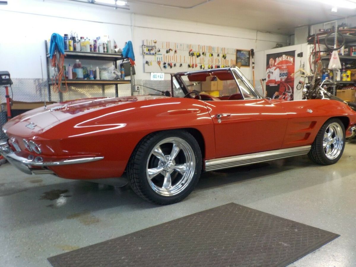 1964 Red Chevrolet Corvette Convertible