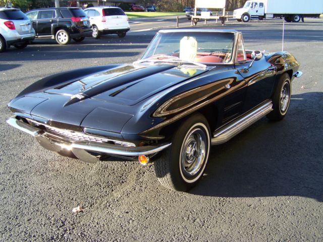 1964 Black Chevrolet Corvette Convertible