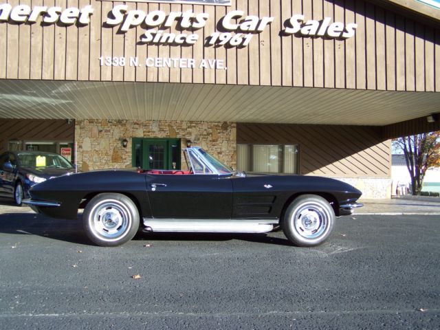 1964 Black Chevrolet Corvette Convertible
