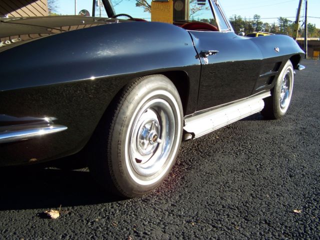 1964 Black Chevrolet Corvette Convertible