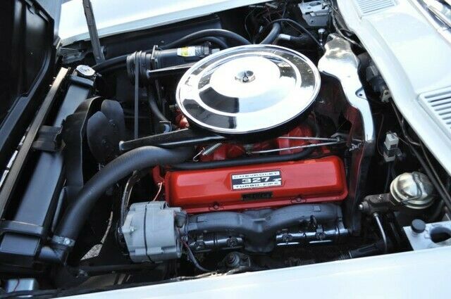 1964 White Chevrolet Corvette Coupe