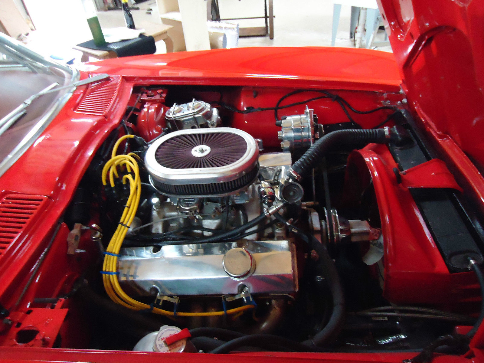 1964 RED &amp- WHITE Chevrolet Corvette Convertible