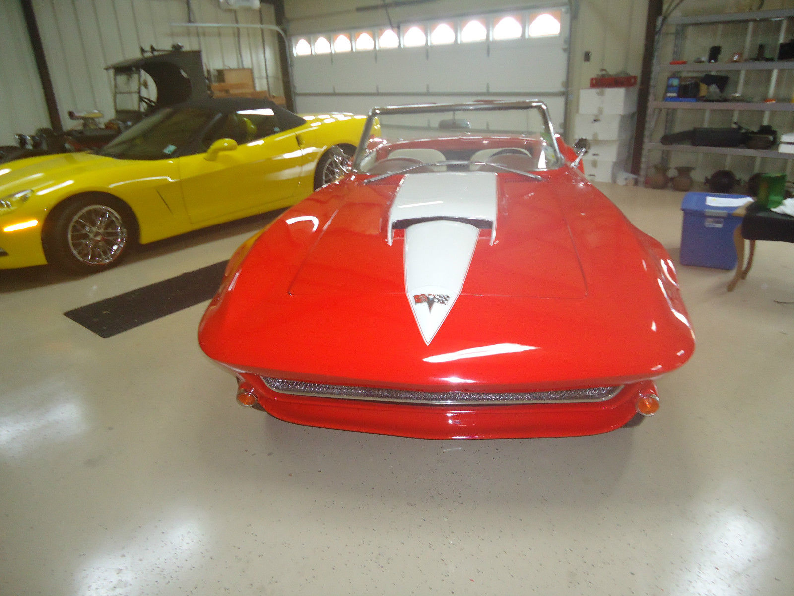 1964 RED &amp- WHITE Chevrolet Corvette Convertible