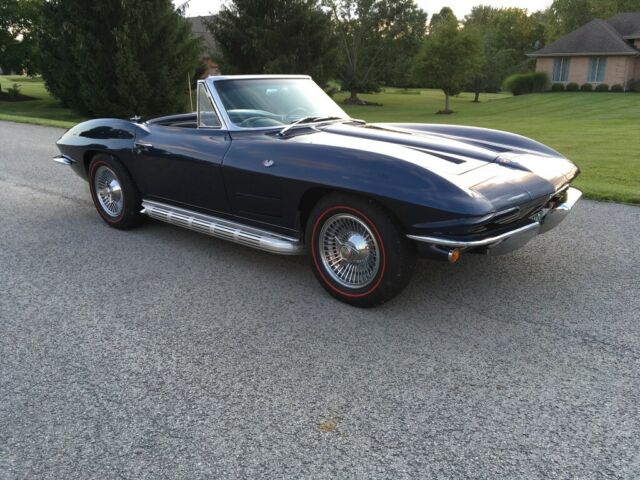1964 Blue Chevrolet Corvette Convertible