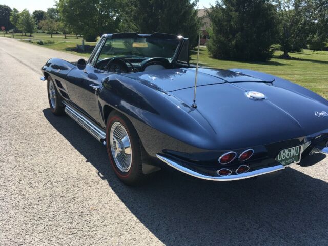 1964 Blue Chevrolet Corvette Convertible