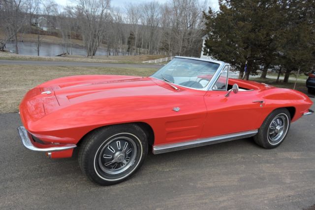 1964 Red Chevrolet Corvette Convertible