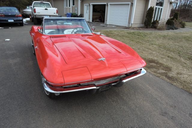 1964 Red Chevrolet Corvette Convertible