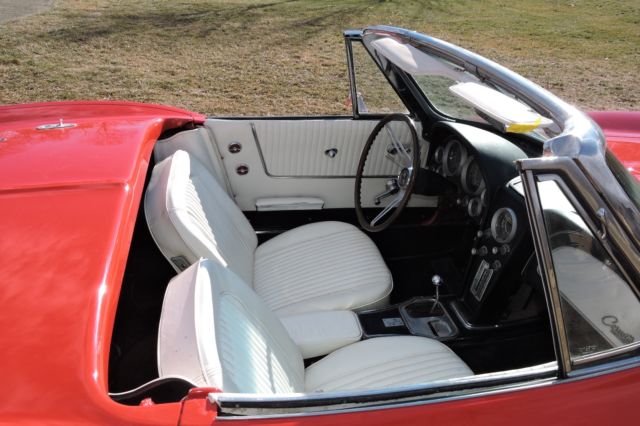 1964 Red Chevrolet Corvette Convertible