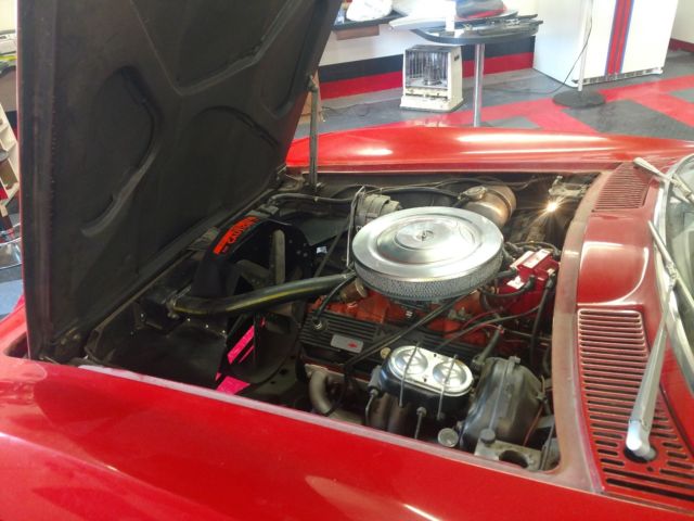 1964 Red Chevrolet Corvette Convertible