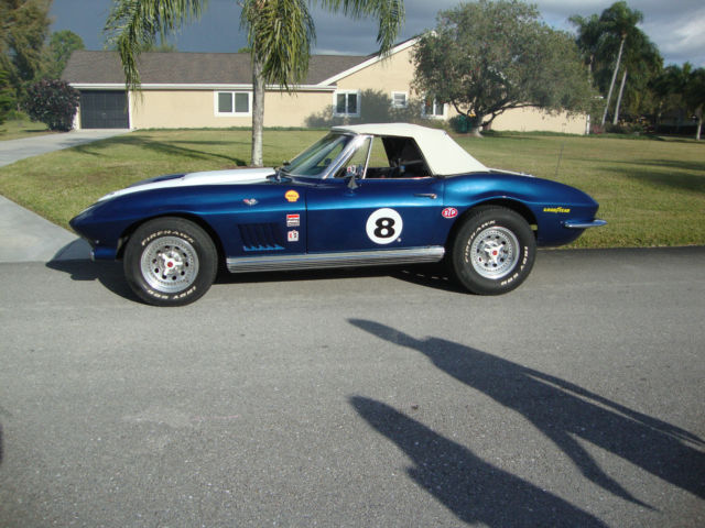 1964 Blue Chevrolet Corvette Convertible