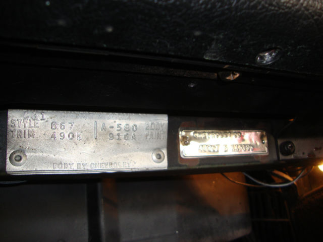 1964 Blue Chevrolet Corvette Convertible