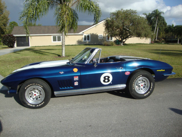 1964 Blue Chevrolet Corvette Convertible