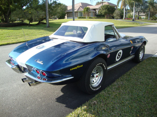 1964 Blue Chevrolet Corvette Convertible