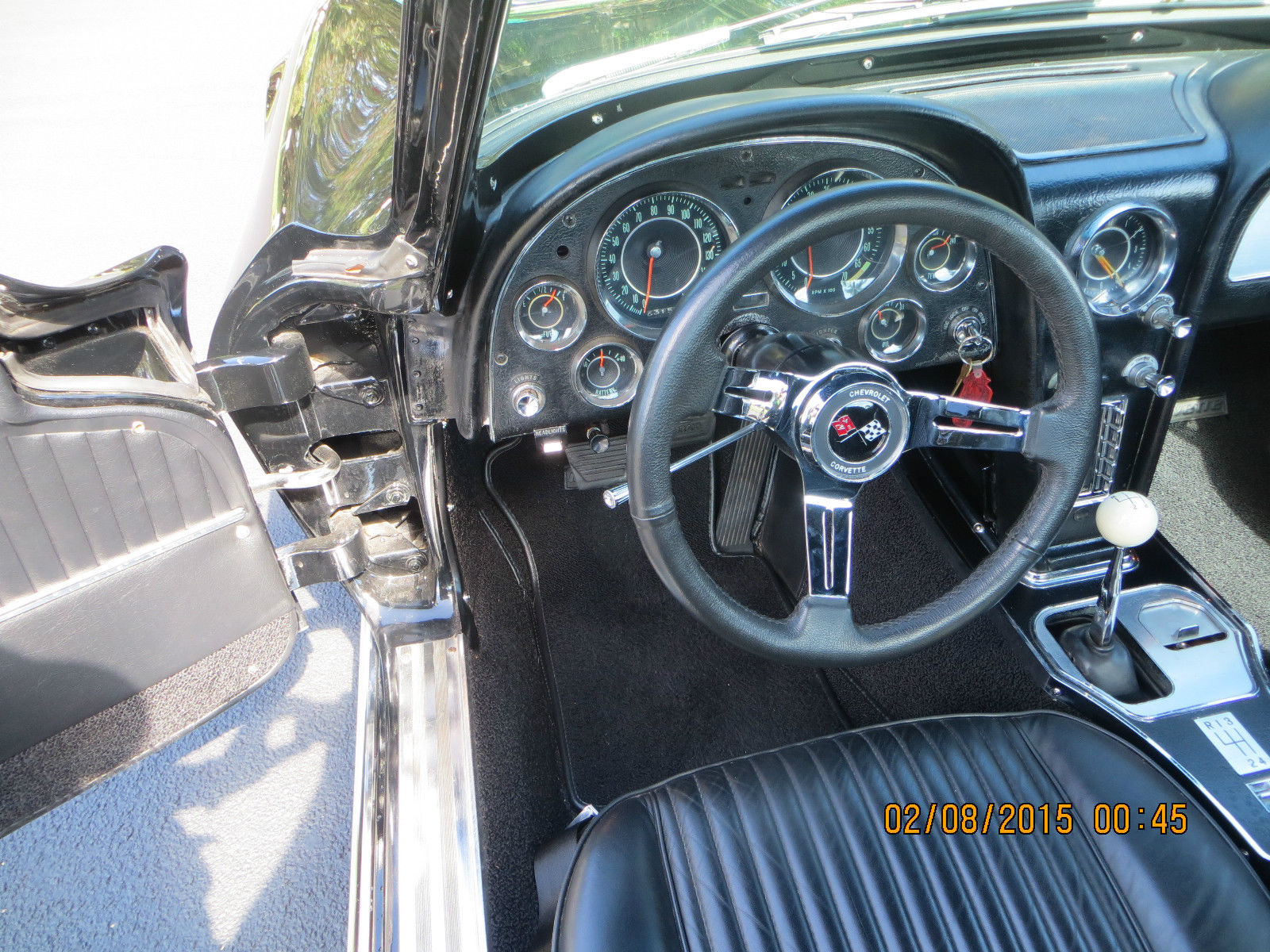 1964 tuxedo black Chevrolet Corvette