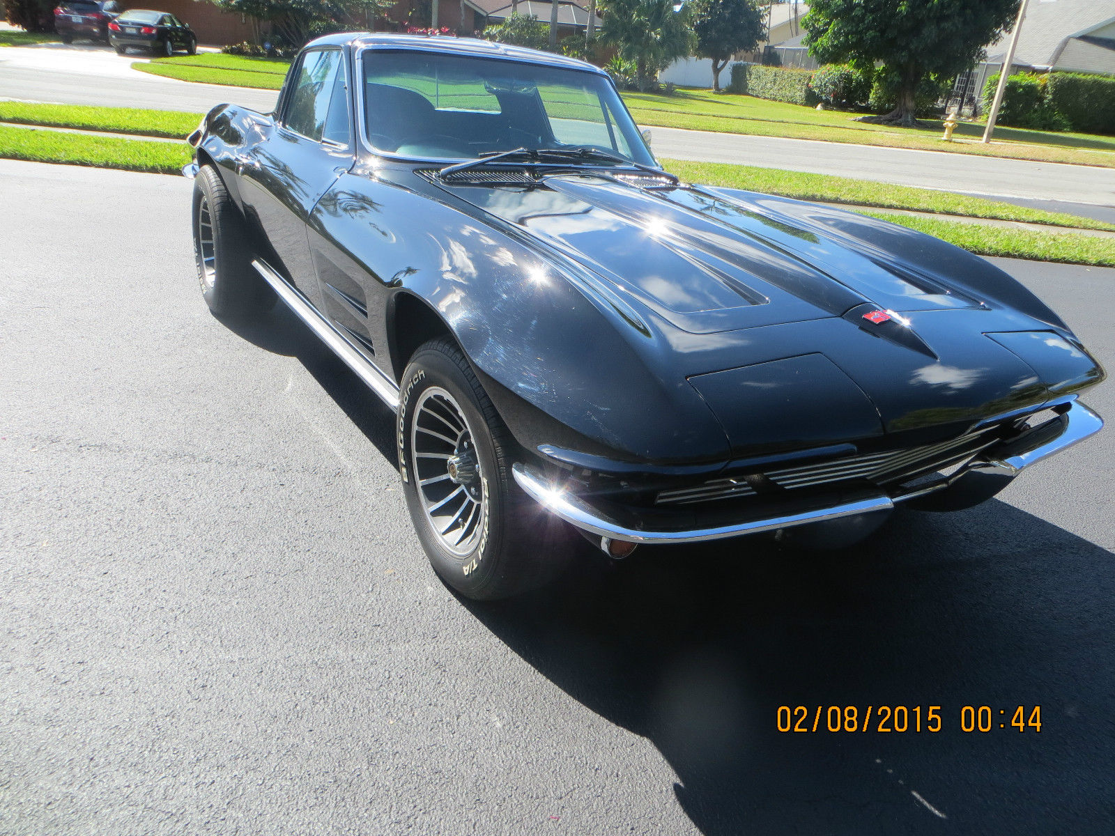 1964 tuxedo black Chevrolet Corvette