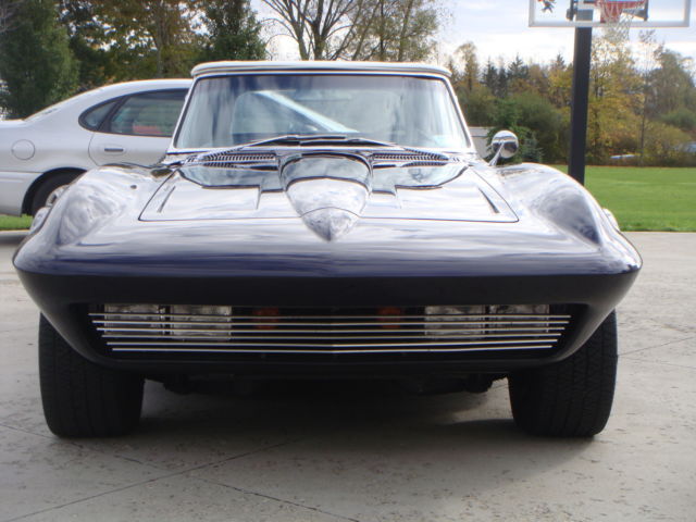 1964 Black Cherry Chevrolet Corvette Convertible