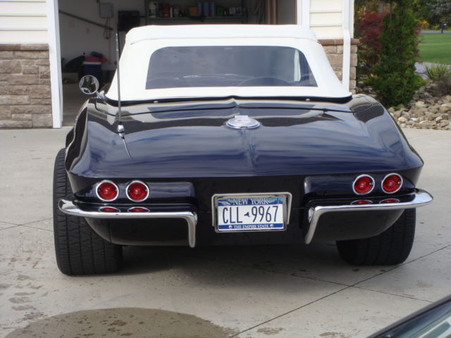 1964 Black Cherry Chevrolet Corvette Convertible