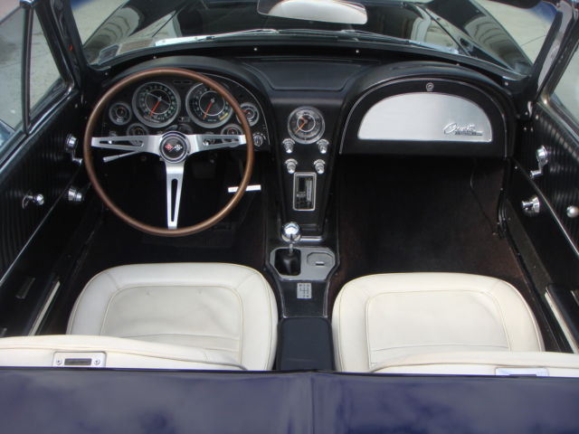 1964 Black Cherry Chevrolet Corvette Convertible
